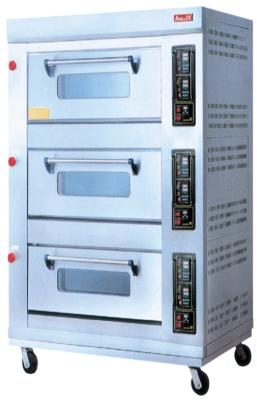 China Energy-Saving Electric Baking Ovens With 3 Layer 9 Trays For Catering Industry for sale