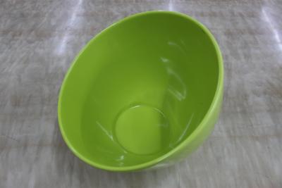 China Melamine Colorful Porcelain Dinnerware Sets , Unbreakable Egg - shaped Fruit Bowl for sale