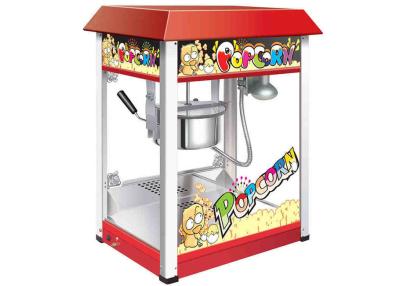 China Theater 8 Ounces Popcorn Machine With Roof Top 220V 1450W / Snack Food Machine for sale