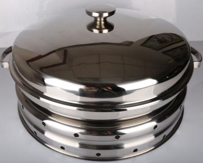 China Hydraulic Round Stainless Steel Cookware / Rotating Roll Top Chafing Dish for sale