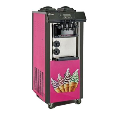 China Vertical 25L Fully - Auto Commercial Soft Serve Ice Cream Machine With Low Energy Consumption for sale