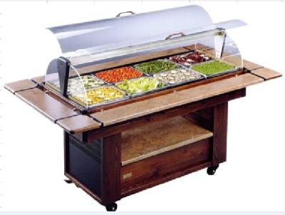 China NN-SO1420 Salad Bar Commercial Buffet Equipment With Wheel For Convenient Moving for sale