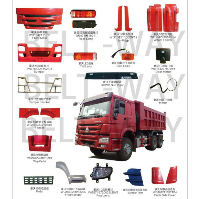 Genuine Sinotruk HOWO Truck Spare Parts Transmission Shift Handle Assembly Wg9925240020