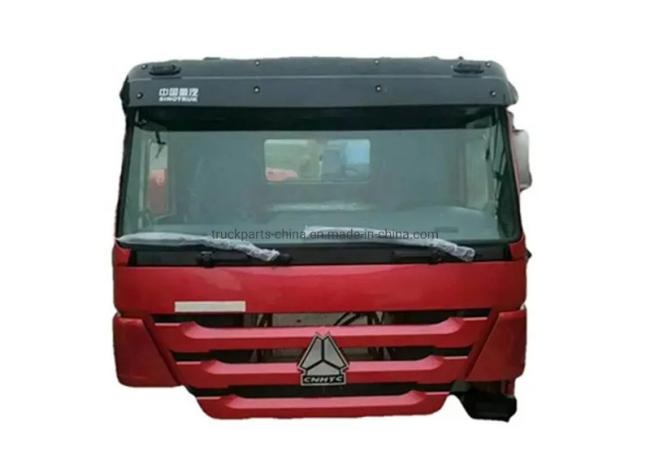 Hw76 Sinotruk HOWO Truck Spare Parts Dump Truck Red Cabin