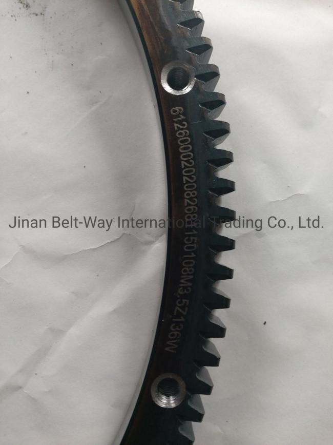 Sinotruk HOWO Truck Engine Parts Flywheel Ring Gear 612600020208