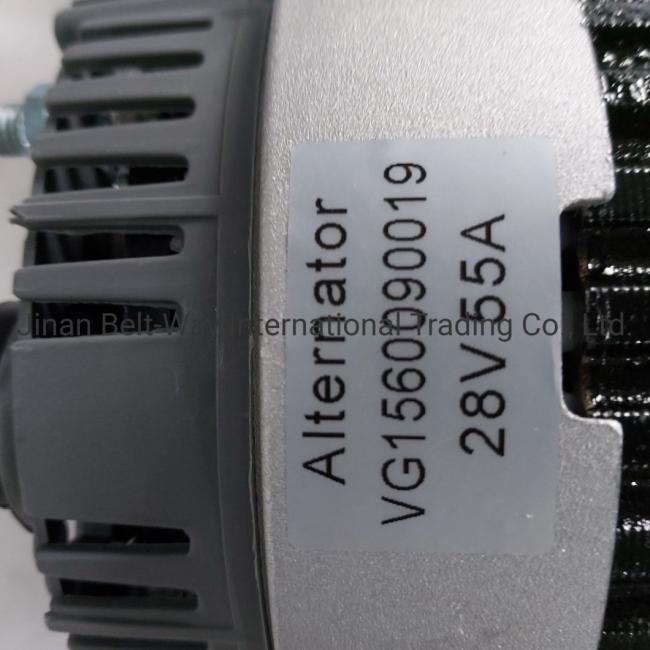 Sinotruk HOWO Truck Parts Truck Spare Parts Alternator Vg1560090019