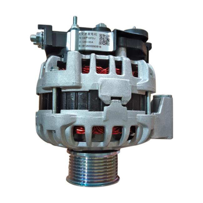 Shacman F3000 Truck Spare Part 28V 80A Weichai Alternator 612600090816