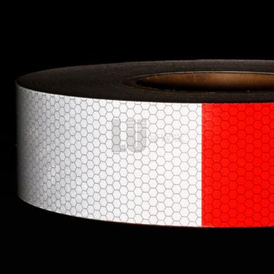 China Red&White Dot C2 Reflective Tape Guaranteed Quality Unique For Vehicles for sale