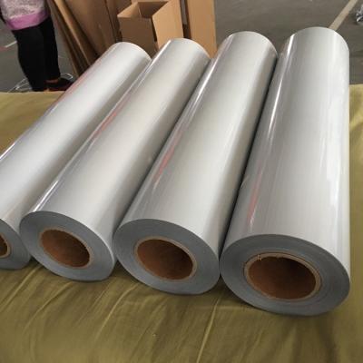 China Factory Direct Supply Cheap PET Black Heat Transfer Film Reflective Vinyl Roll For T Shirts for sale
