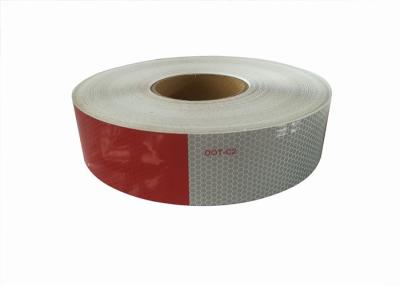 China Red And White Dot C2 Reflective Tape Self Adhesive Ror Vehicles for sale