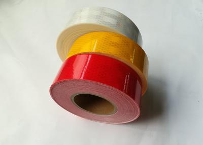 China Yellow White Red Reflective Conspicuity Tape E-Marks For Trucks Cars 5cm*45.7m for sale