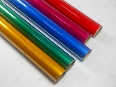 China Glass Beads PET Commercial Grade Reflective Sheeting Rolls For Traffic Safety for sale