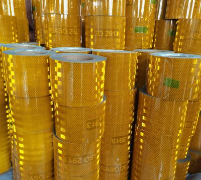 Chine Autocollants réfléchis jaunes de SASO 2913 imperméables imprimables à vendre