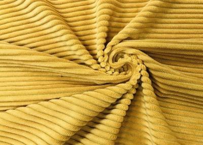 China 235GSM 100% Polyester Corduroy Fabric / Sofa Ginger Knit Corduroy Fabric for sale