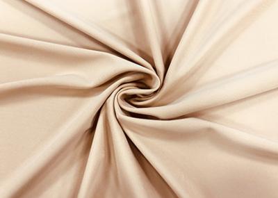 China Stretchy 82% Nylon Warp Knitted Fabric Elastic For Swimwear Beige DTY for sale