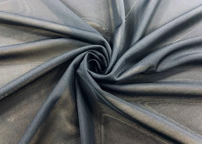 China poliéster de 180GSM el 85% que hace punto la tela de malla elástica para el negro de la ropa interior en venta