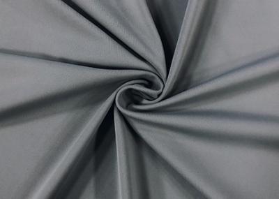 China 290GSM Bathing Suit Material / 84% Polyester Elastic Fabric For Swimwear Dark Gray for sale