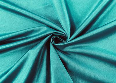 China Tela el 84% de nylon flexible de Spandex para el color verde 210GSM del pavo real del traje de baño en venta