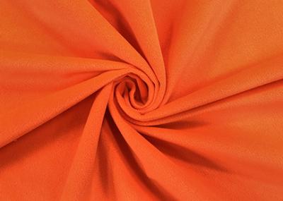 Chine 240GSM tissu 100% mou du polyester DWR pour l'orange fluorescente d'accessoires à vendre