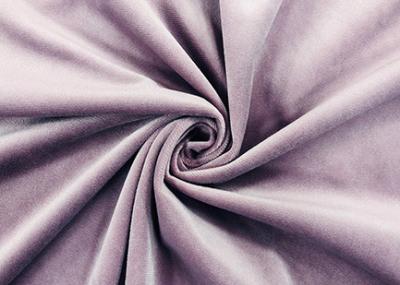 Chine tissu micro du velours 240GSM/100 pour cent de polyester de lavande de tissu de velours à vendre