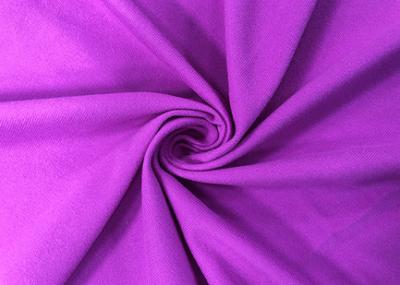 China 210GSM Brushed Knit Fabric 100 Percent Polyester For Accessories Violet for sale