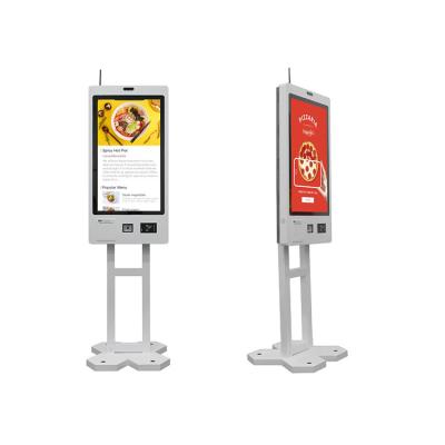 China Wall Mounted / Floor Standing Self Service Ordering Kiosk Capacitive Touch For Restaurant for sale