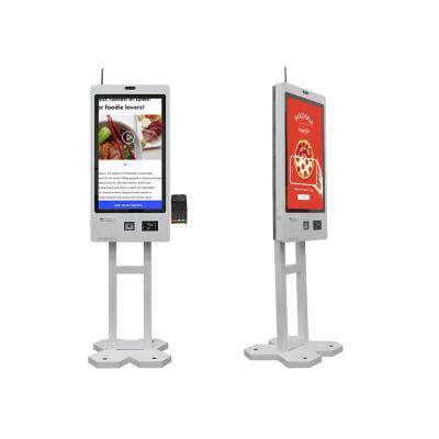China Capacitive Touch Food Order Self Service Kiosks Self Order Software Pos Payment for sale