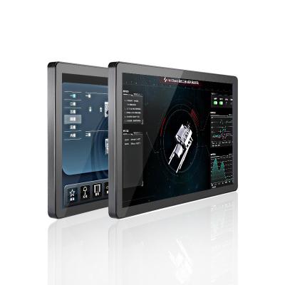 China 21.5 Inch Industrial Panel PC Embedded Wall Mount Rugged Touch Screen Computer for sale