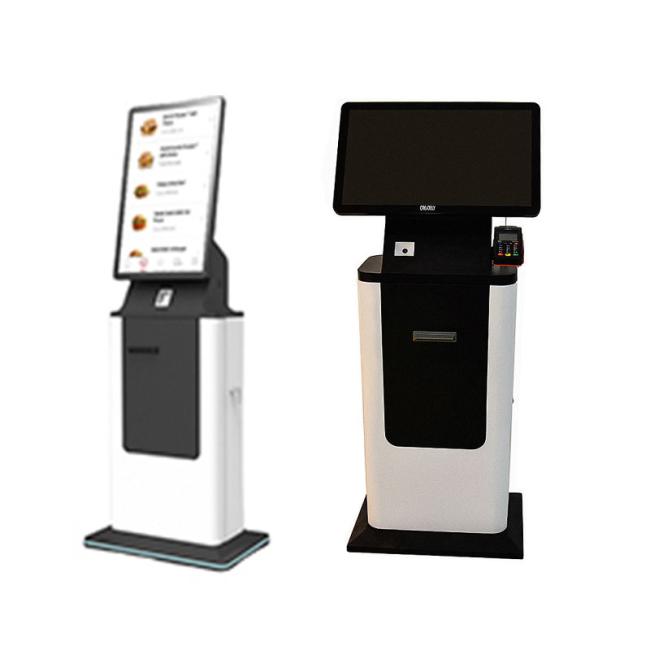 Interactive kiosk system in use