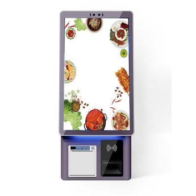 China 21.5 Inch Full HD Self Ordering Machine Food Quick Service Restaurant Kiosk à venda