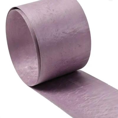 China Dyed Light Colour Veneer , Melamine Purple Birds Eye Maple Veneer Sheet for sale