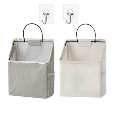 China Wall Mount Linen Cotton Hanging Storage Bags ‎For ‎Bathroom Kitchen for sale