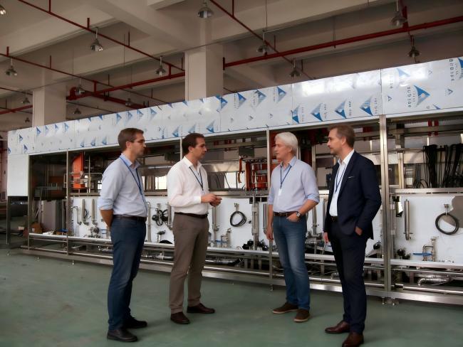 Precision Vacuum Hydrocarbon Cleaner installed in production line