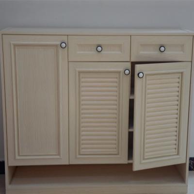 China White Livingroom Aluminum Storage Cabinet Furniture Aluminum Shoe Cabinet for sale