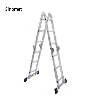 China Multipurpose Aluminum Step Ladder Anodized Surface  Industrial  Aluminum Ladder for sale