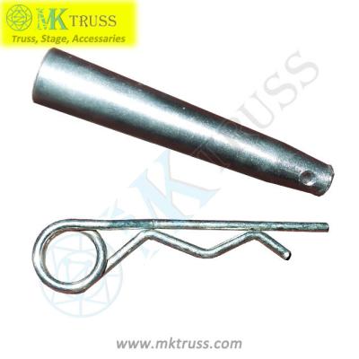 China Aluminum Alloy Certificate Spigot Truss Clip and Pin for Straight Circle Arch Ladder Truss for sale