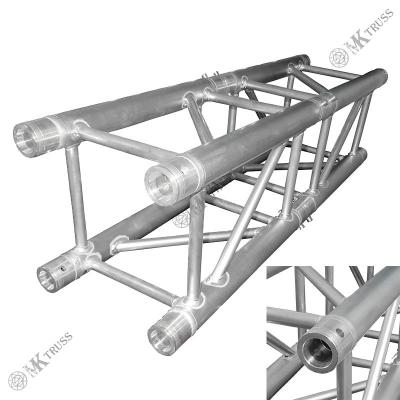 China MK Truss Square Spigot Aluminum Frame Truss for DJ Exhibition Event Conical Junction Way for sale