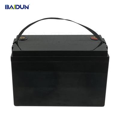 China ABS RV Yacht Solar Energy Lithium Ion Battery Packs 12v 100ah for sale