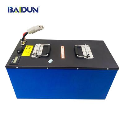 China Powder Coated Steel 48V Lithium Battery 4S1P Lithium Battery Pack for sale