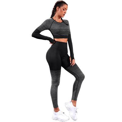 China Yoga pants women's high waist abdominal lifting hip fitness pants elastic peach hip breathable quick dry sports tights for sale