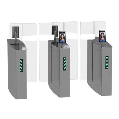 China Stainless Steel 304 Facial Recognition Sliding Turnstile 100W for sale
