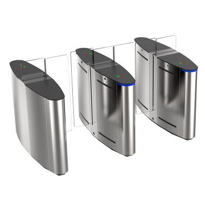 China SS304 Face Recognition Sliding Gate Turnstile Passage Width 550mm for sale