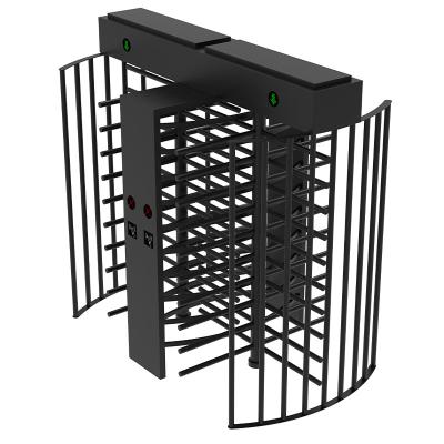 China Security Revolving Full Height Turnstile Gates 120 Degree Dual Channel Access Control System for sale