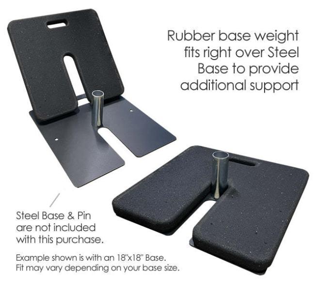 Rubber base weight product image