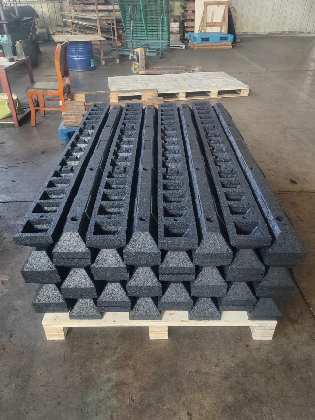 Rubber gym flooring