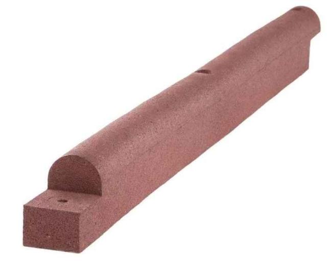 Rubber kerb border