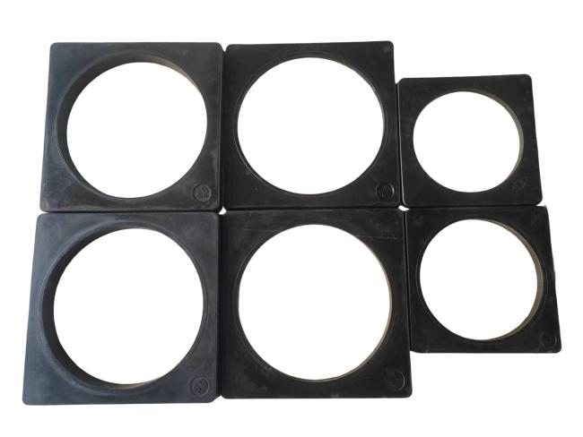 Rubber gym flooring