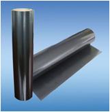 Close-up view of polyimide film material texture