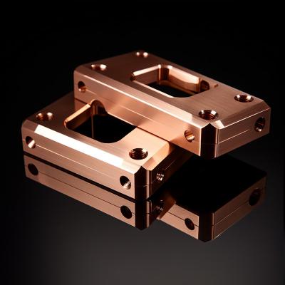 China Customized CNC Copper Parts Turning Milling Broaching Processing for sale