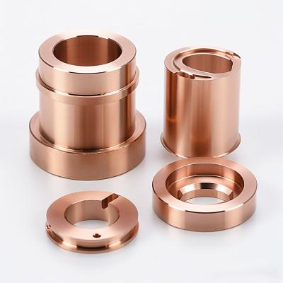 China Bead Blasting CNC Copper Parts Micro Machining Parts Turning Parts Machining Services for sale